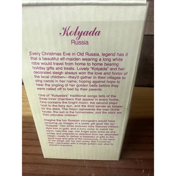 The International Santa Claus Collection RUSSIA "Kolyada" In Box - Picture 7 of 7